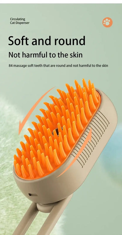 4-in-1 Pet Steam Brush