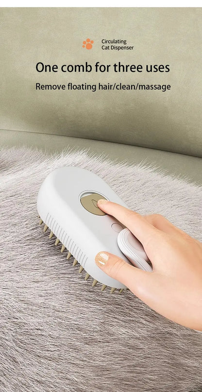 4-in-1 Pet Steam Brush