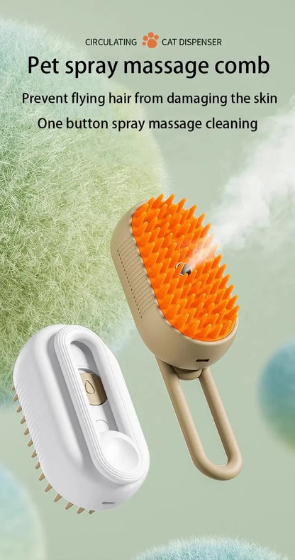 4-in-1 Pet Steam Brush